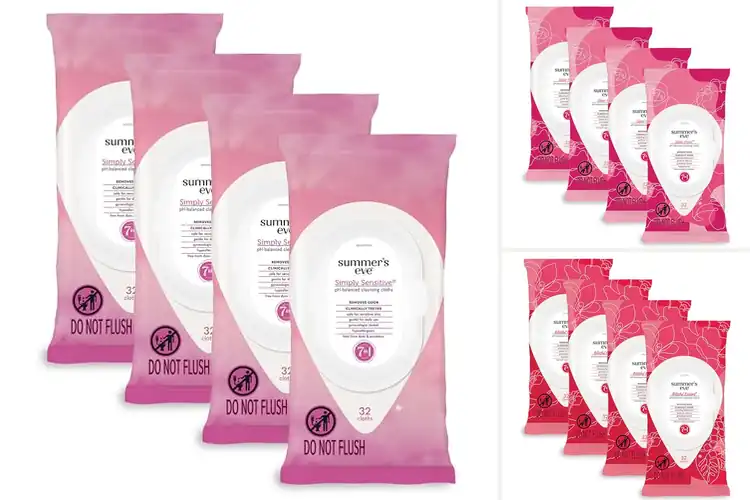 Detailed view of Best 4 Pack Feminine Wipes: Stay Fresh & Confident Daily