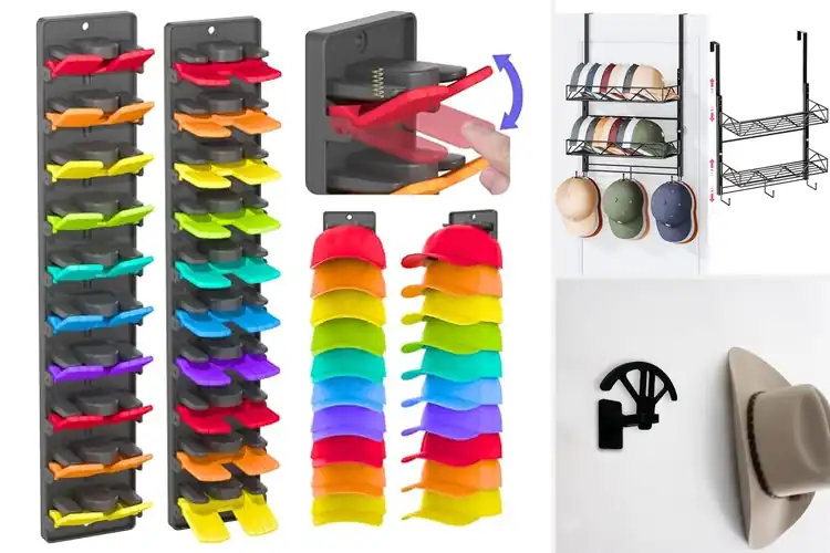Detailed view of Best Adjustable Hat And Accessory Racks