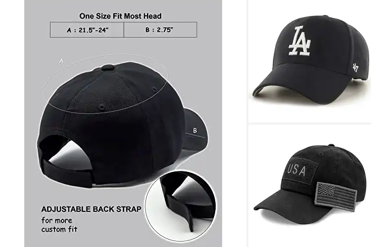 Detailed view of Best Adjustable Velcro Hats