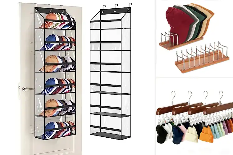 Detailed view of Best Anti-Swing Hat Organizers