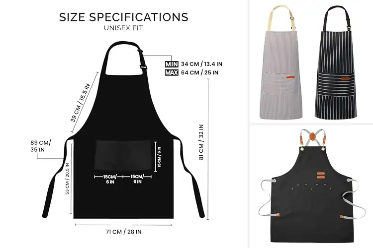 Detailed view of Best Aprons: Durable, Comfortable, and Stylish Protection