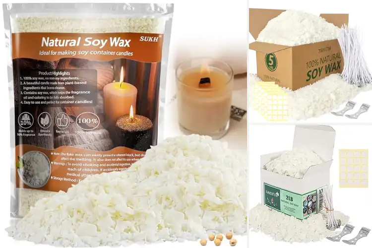 Detailed view of Best Candle Types Soy Wax For Jars Cups Melts