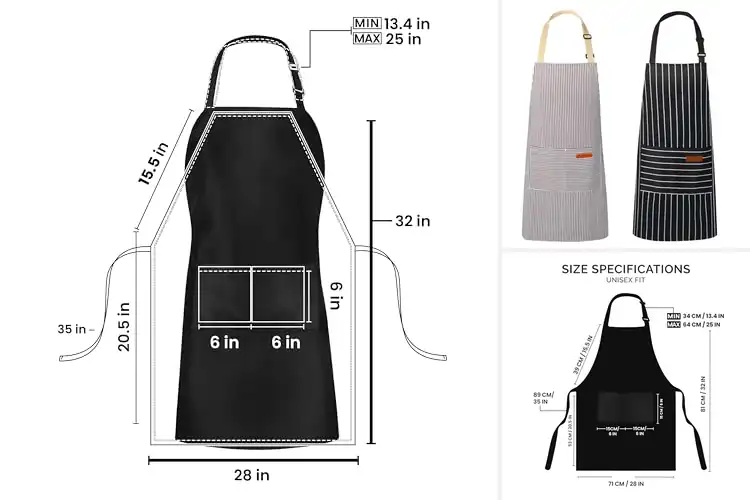 Detailed view of Best Cooking Aprons: Top 10 Picks for Style & Durability
