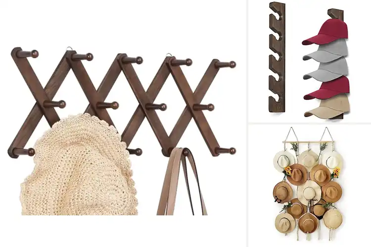 Detailed view of Best Decorative Wall Hat Racks: Style Meets Organization