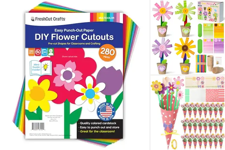 Detailed view of Best Durable Paper Flower Craft Kit