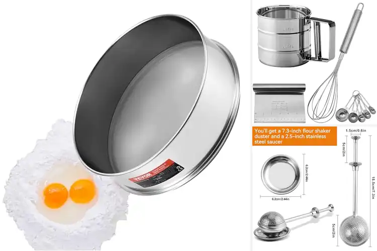 Detailed view of Best Flour Sieving Tools: Top 10 Sifters for Smooth Baking
