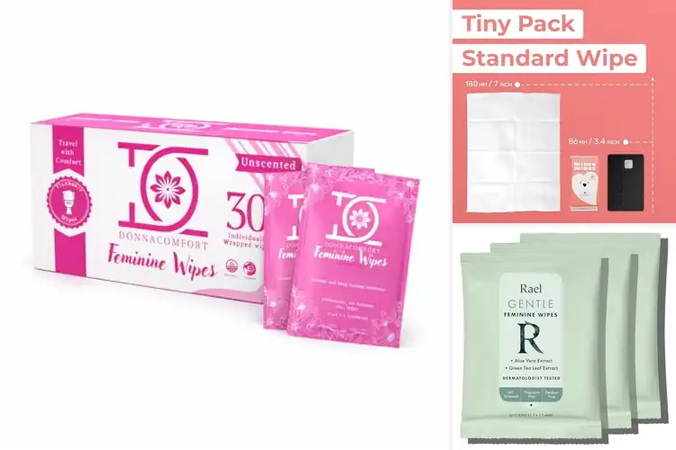 Detailed view of Best Flushable Feminine Wipes For Travel