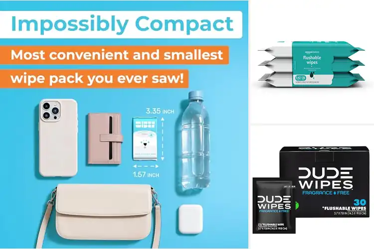 Detailed view of Best Flushable Travel Wipes