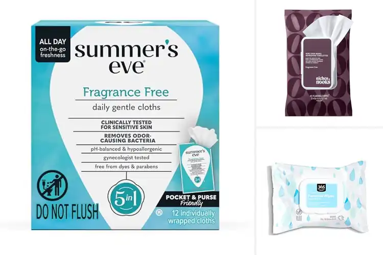 Detailed view of Best Fragrance Free Cleansing Wipes For Period Care