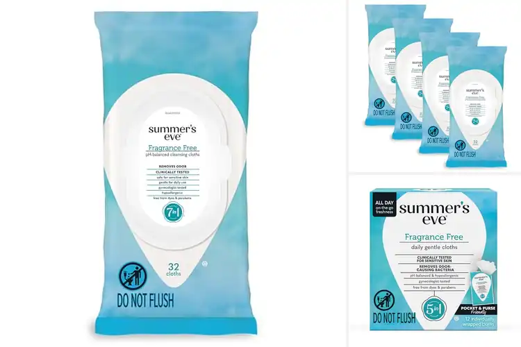 Detailed view of Best Fragrance Free Feminine Wipes