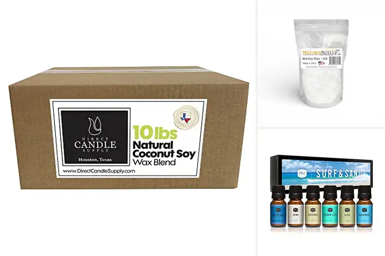 Detailed view of Best Fragrance Load Soy Wax With Fragrance Oils