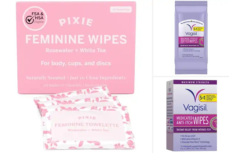 Detailed view of Best FSA Eligible Feminine Care Wipes