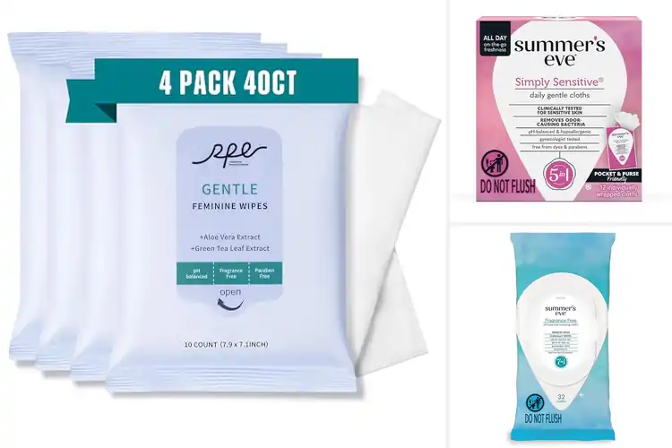 Detailed view of Best Gentle And Soothing Wipes For Period Care