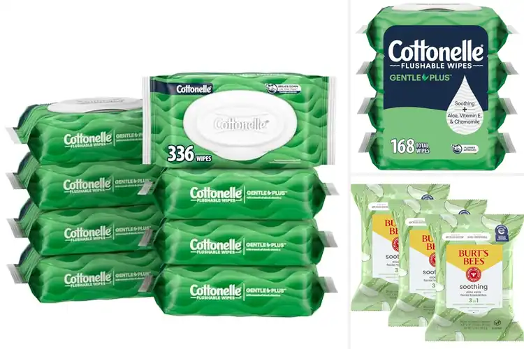 Detailed view of Best Gentle Soothing Wipes With Aloe