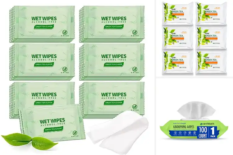 Detailed view of Best Green Tea Wipes: Refresh & Hydrate Your Skin Instantly