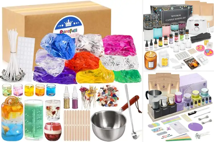 Detailed view of Best Handmade Gift Candle Wax Kit