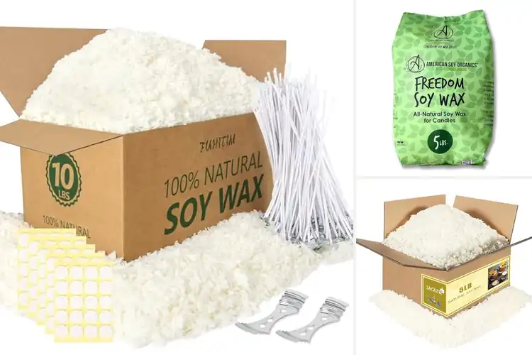 Detailed view of Best High Quality Natural Soy Wax