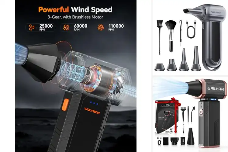 Detailed view of Best High Speed Air Dusters for Powerful, Easy Cleaning