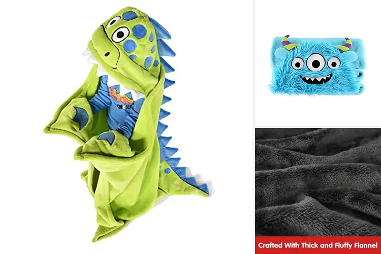 Detailed view of Best Hooded Blankets for Kids: Cozy Comfort Awaits