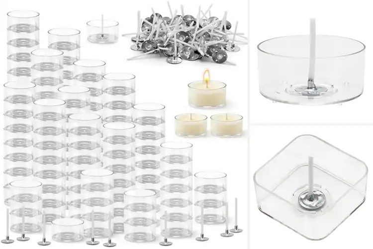 Detailed view of Best Jar Cup Tea Light Wax Projects