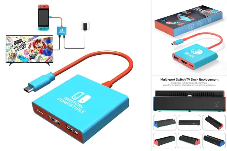 Detailed view of Best Lightweight Nintendo Switch Dock