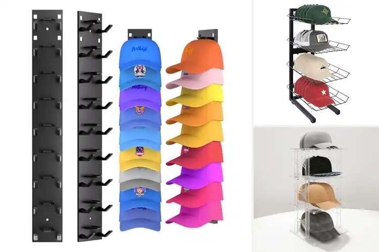 Detailed view of Best Multi-Tier Hat Racks