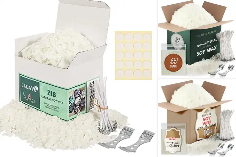 Detailed view of Best Natural Soy Candle Waxes