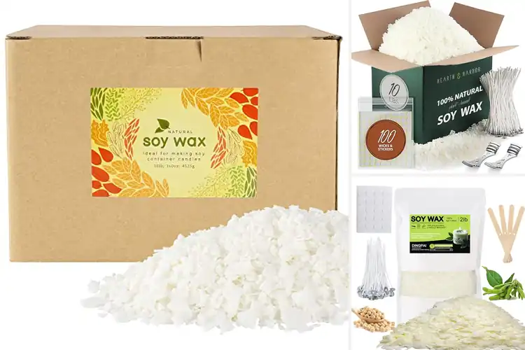 Detailed view of Best Natural Soy Wax Flakes For Candles