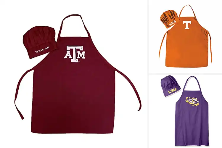 Detailed view of Best NCAA Tailgate Aprons