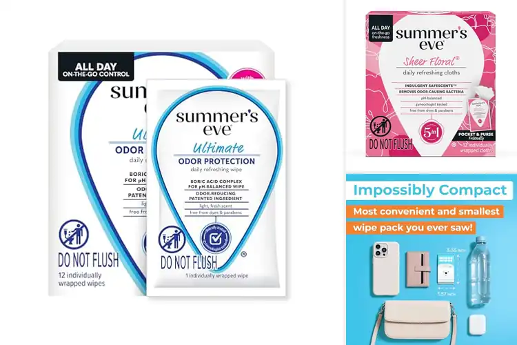 Detailed view of Best On The Go Feminine Wipes
