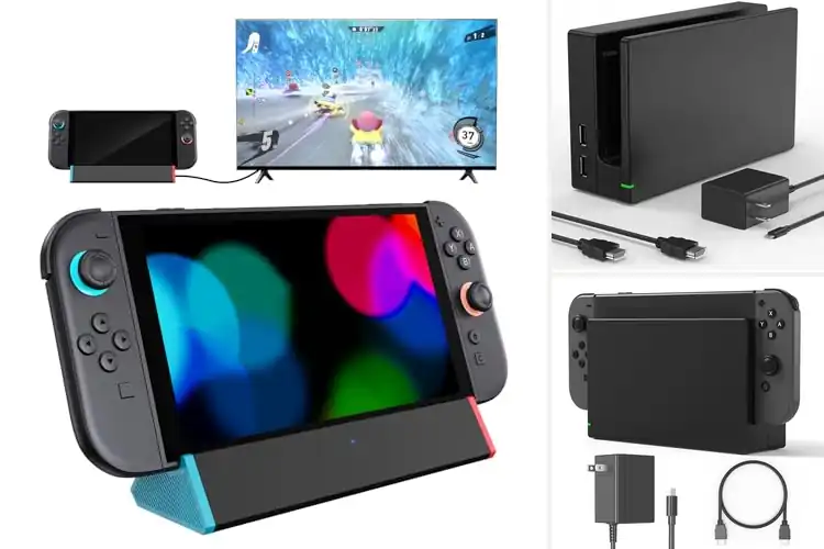 Detailed view of Best One Touch Display Switch Dock