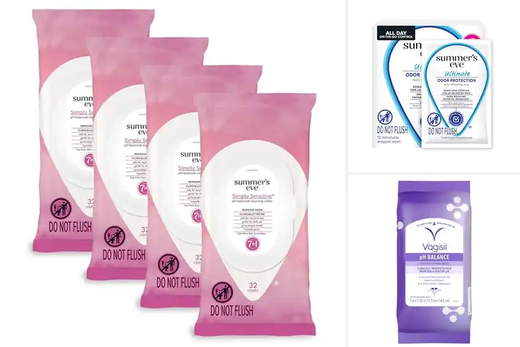 Detailed view of Best pH Balanced Feminine Wipes