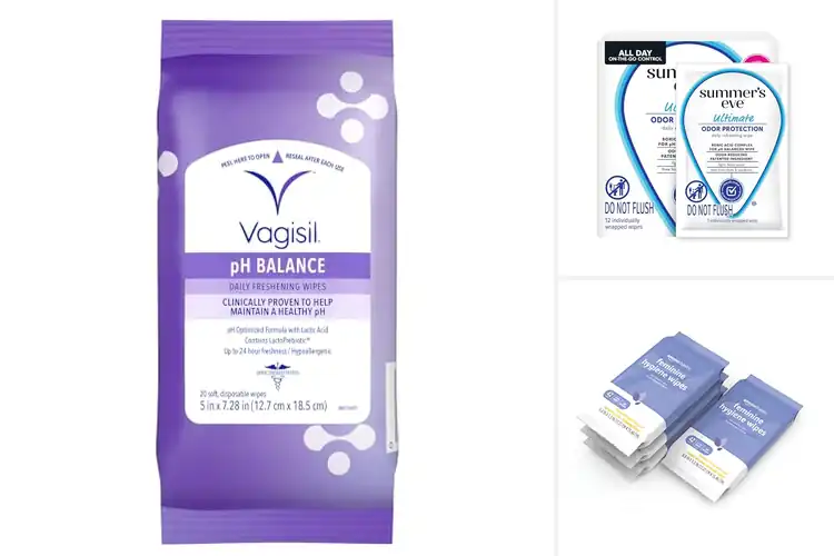 Detailed view of Best pH Balanced Personal Hygiene Wipes