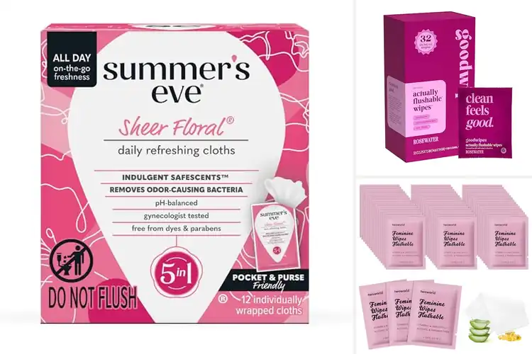 Detailed view of Best Portable Feminine Wipes Pack: Stay Fresh On-the-Go