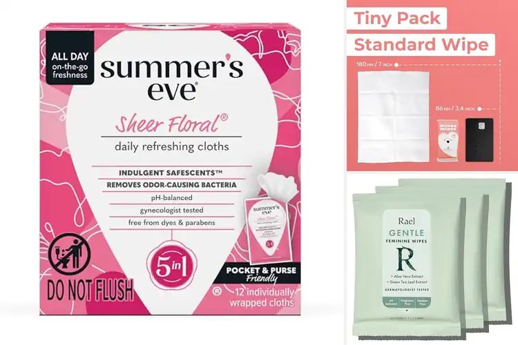 Detailed view of Best Portable Feminine Wipes
