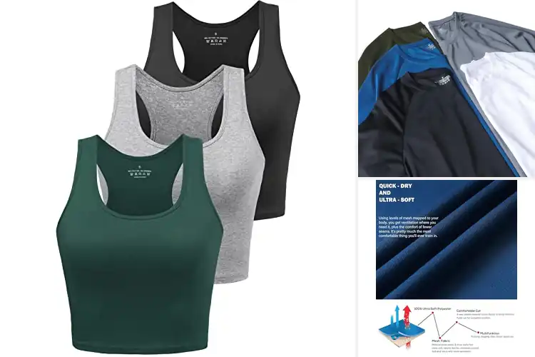 Detailed view of Best Running Tops