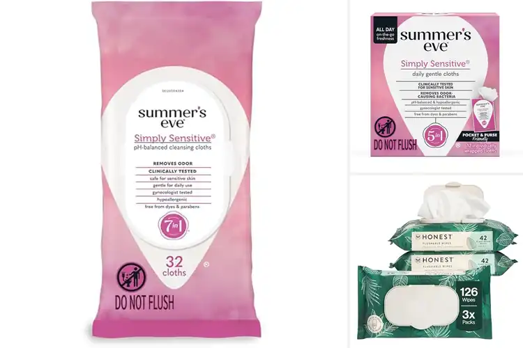 Detailed view of Best Sensitive Skin Feminine Wipes