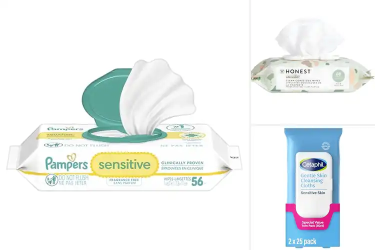 Detailed view of Best Skin Sensitive Friendly Wipes