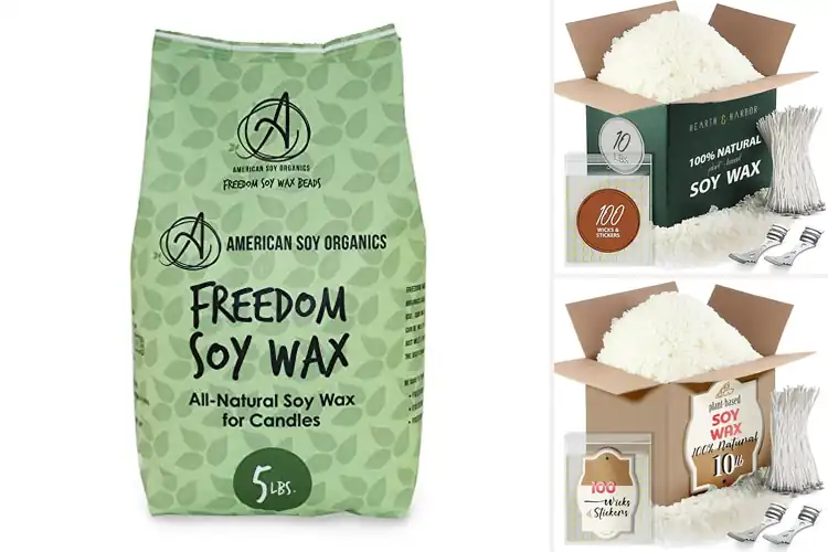 Detailed view of Best Soy Candle Wax