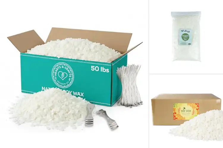 Detailed view of Best Soy Wax Flakes In Convenient Pieces