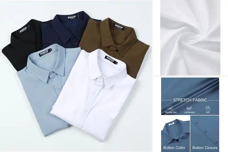 Detailed view of Best Stretch Materials Shirts