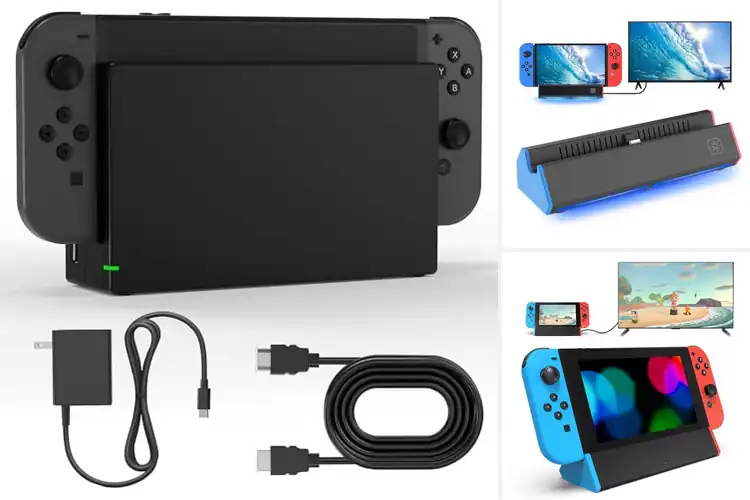 Detailed view of Best Switch OLED Dock Replacements for a Smoother Setup