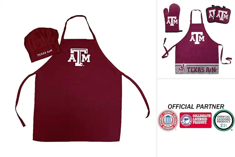 Detailed view of Best Texas A&M Aprons
