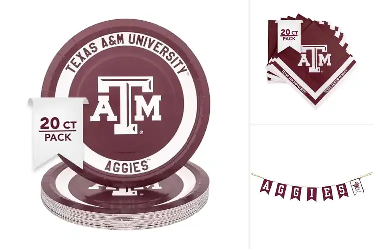Detailed view of Best Texas A&M Tailgate Party Supplies