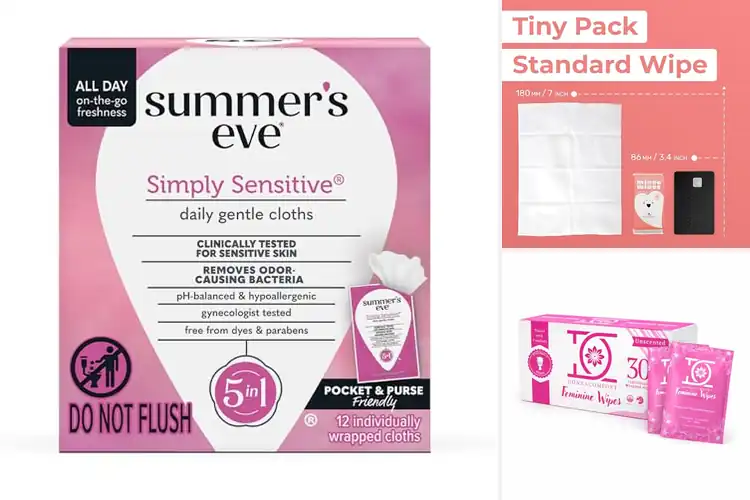 Detailed view of Best Travel Feminine Wipes: Stay Fresh & Confident on the Go