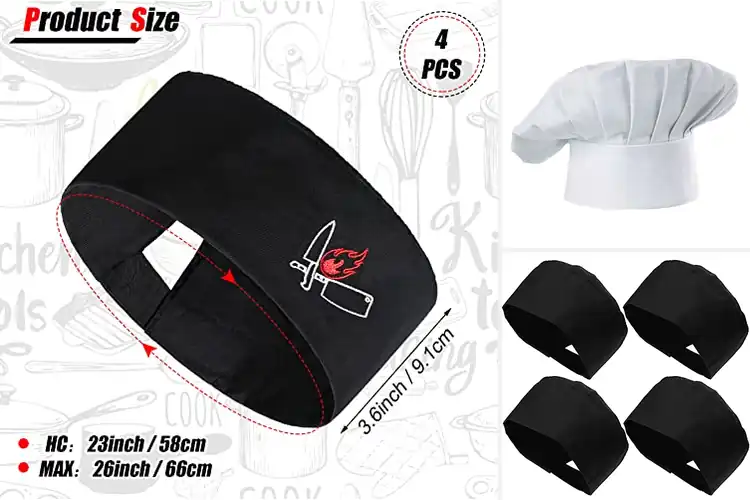 Detailed view of Best Unisex Chef Hats for Adults