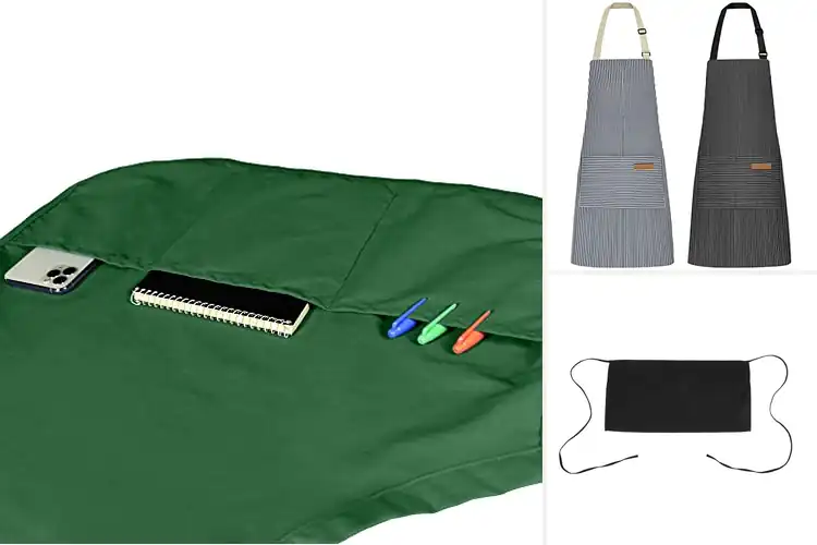 Detailed view of Best Washable Poly Cotton Aprons